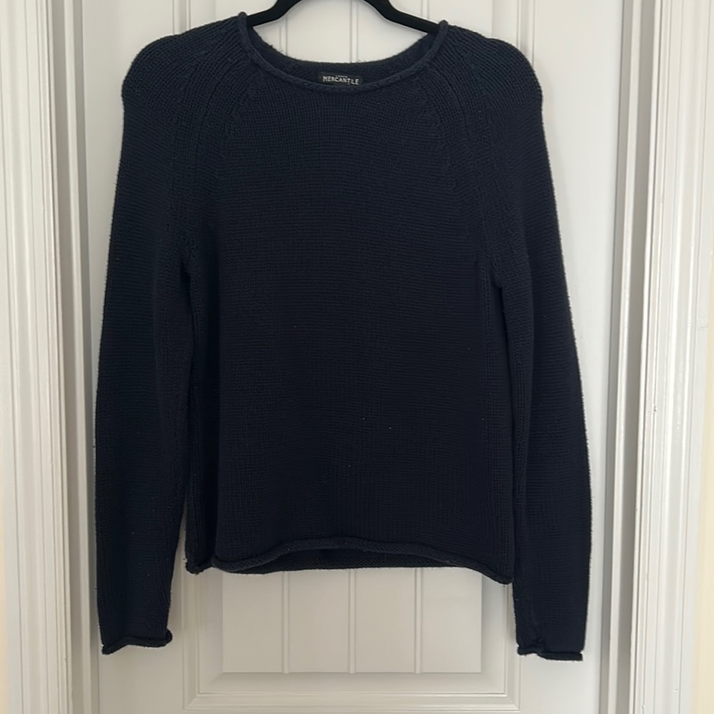 J Crew Navy sweater